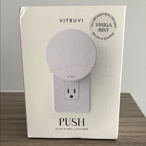 Push Plug-in Wall Diffuser – Starter Kit with Vanilla Mint Refill